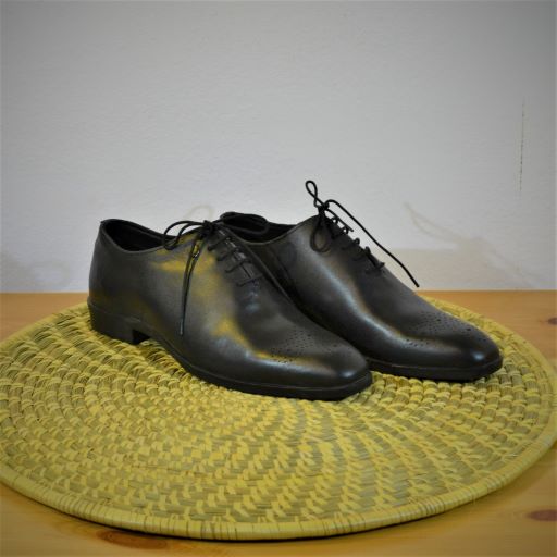 Walker Vintage Black Leather shoes for Men