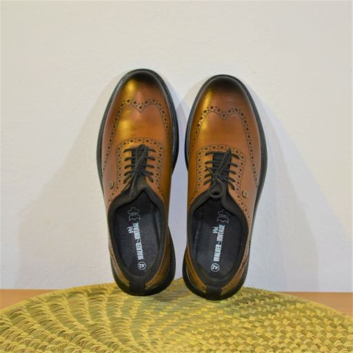 WalkerVintage Brown Leather shoes for Men